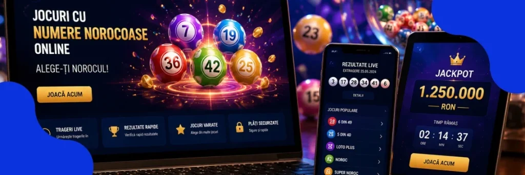 Jocuri cu numere norocoase online