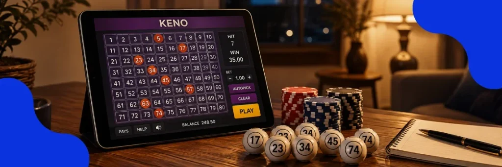 Cazinouri online cu jocuri Keno frecvente