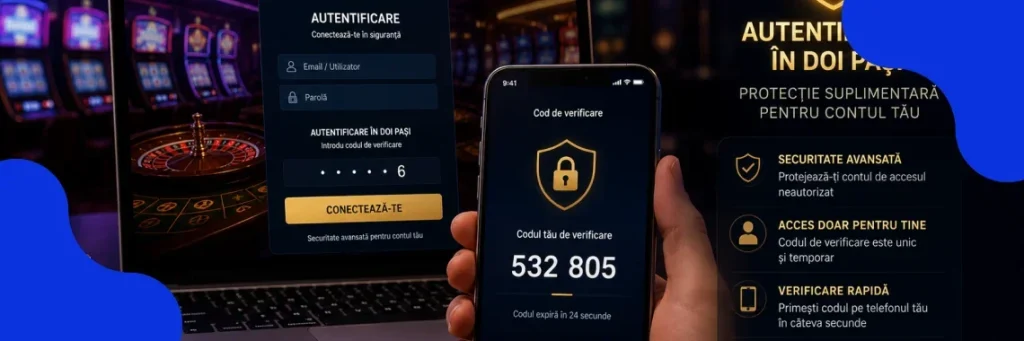 Ce cazinouri online folosesc autentificarea în doi pași?