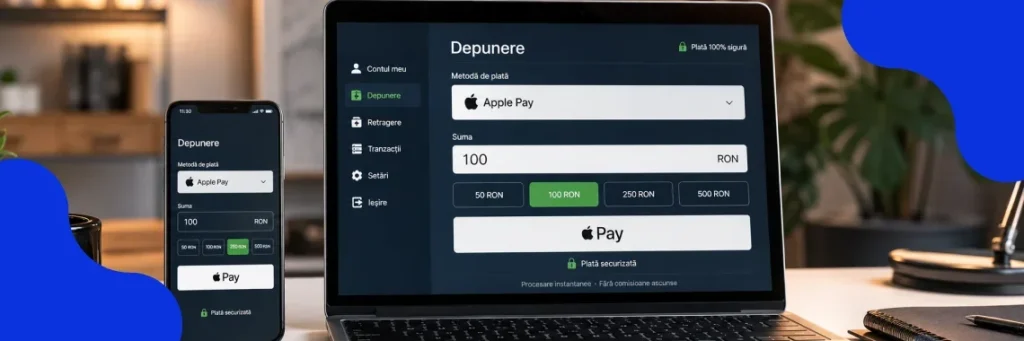 Care cazinouri online acceptă depuneri prin Apple Pay