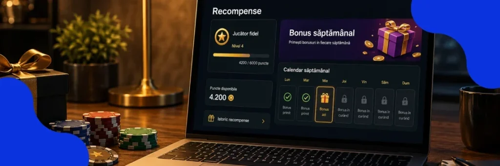 Care sunt cazinourile online cu bonusuri săptămânale pentru jucători fideli?