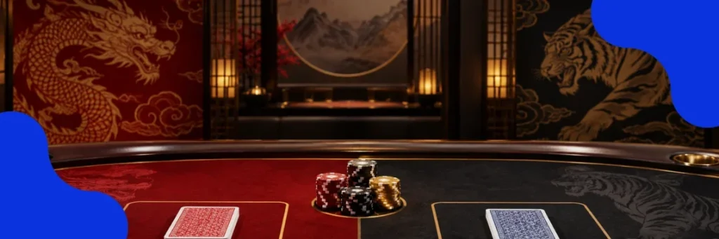 Dragon Tiger: reguli, pariuri și diferențe față de Baccarat